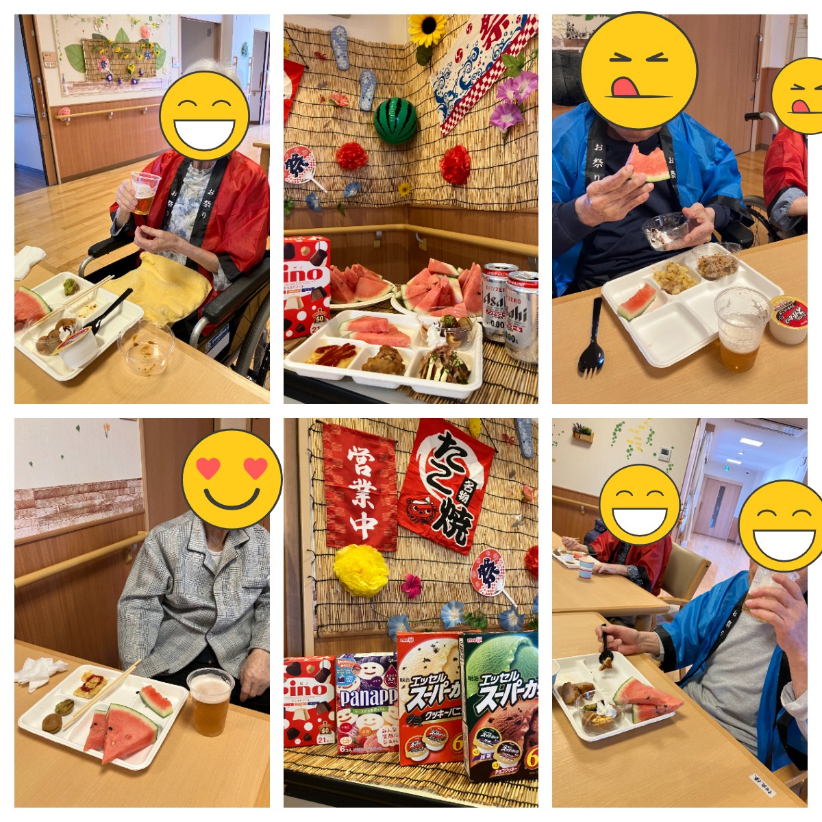 納涼祭4F顔消し