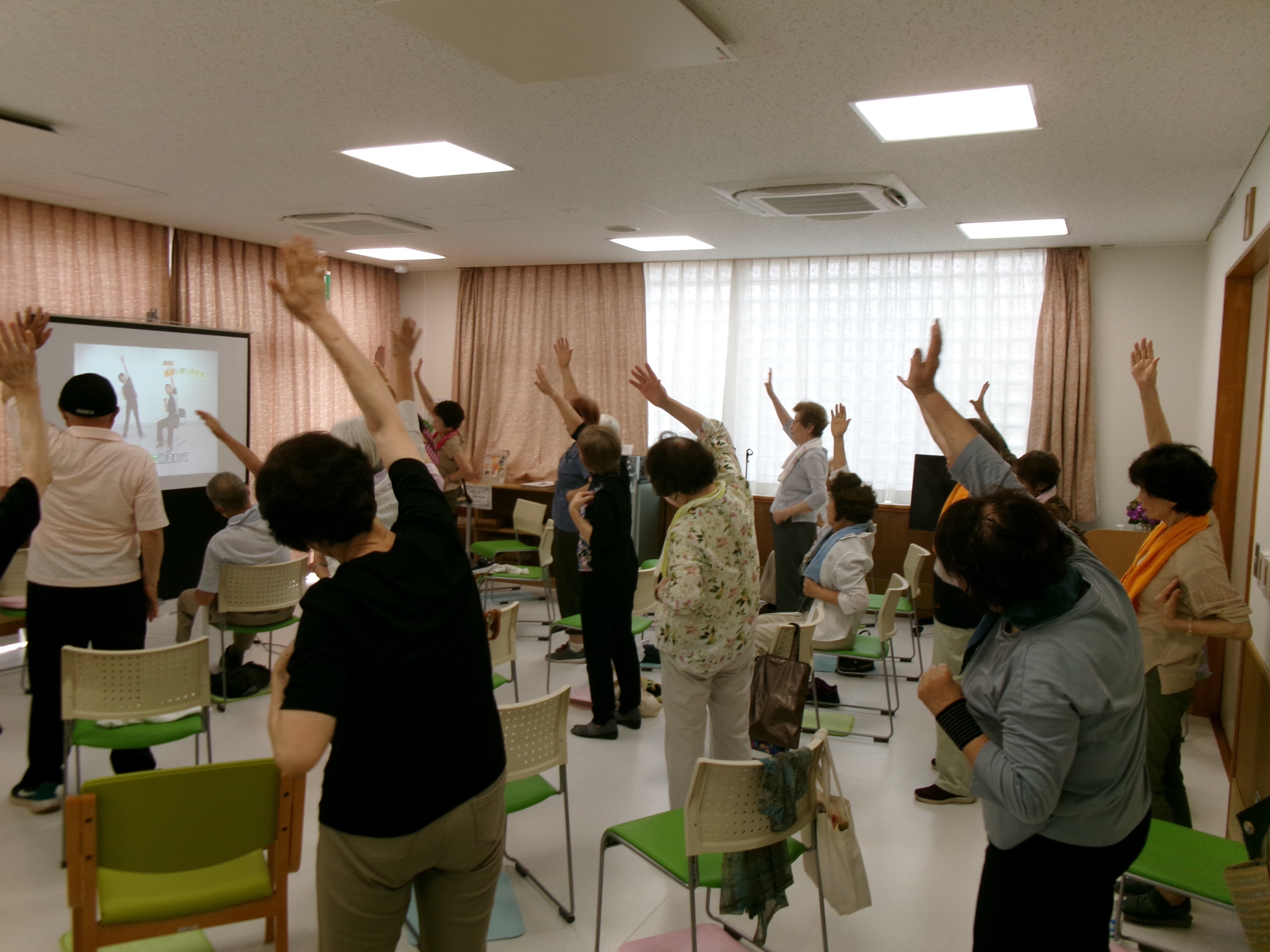 体操講座の様子